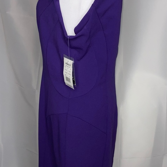 Ronni Nicole Women’s Purple Jeweled-Neck Sheath Dress –Size 10 NWT - Picture 6 of 12